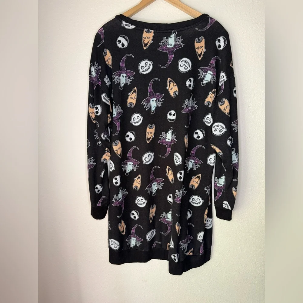 The Nightmare Before Christmas Tunic Length Sleep Shirt size L - Picture 2 of 3